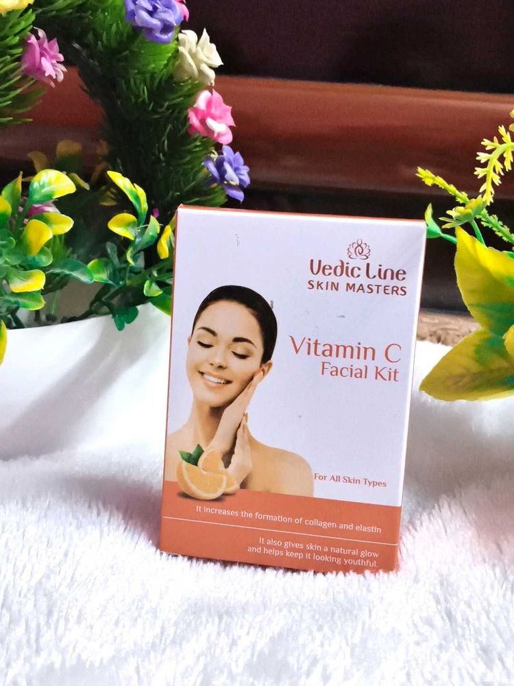 Vedic Line Vitamin C Facial Kit With Aloe Vera, Tu