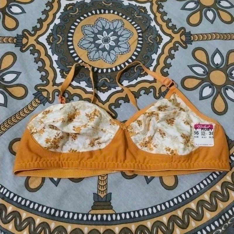 Stylish Floral Print Bra