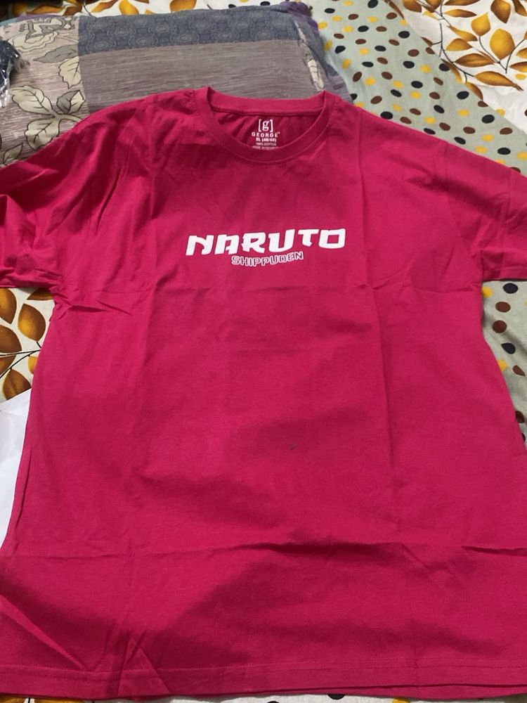 Naruto Graphic Tee - Pink
