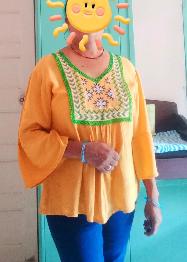 Mustard Yellow Top.