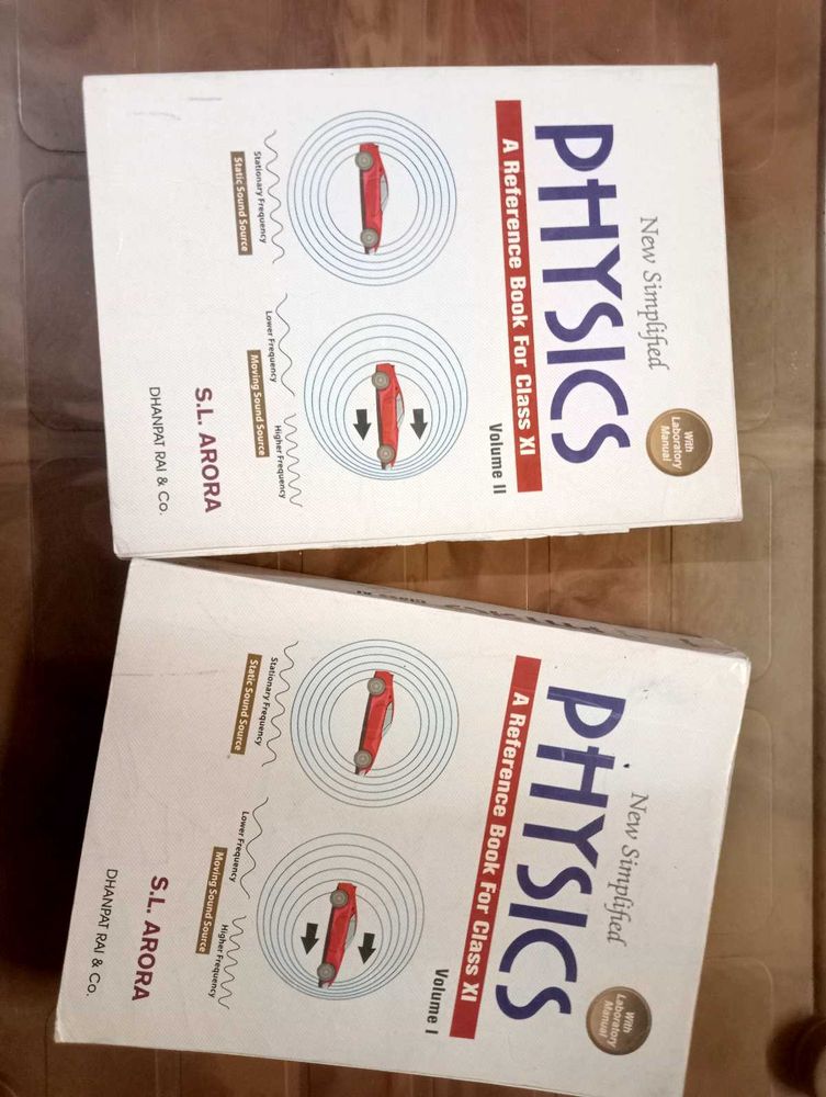 Physics Textbooks for Class XI (Vol I &amp; II)