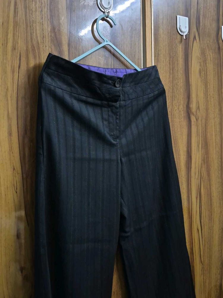 Chic Striped Wide-Leg Pants