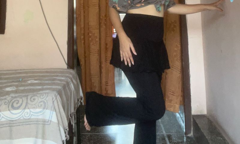 Black Flared Pants