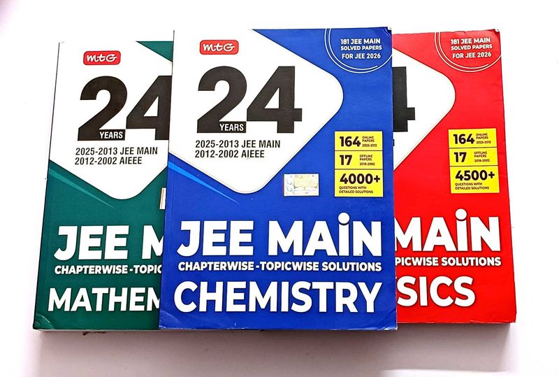 MTG JEE Main 24 Years Solved Papers