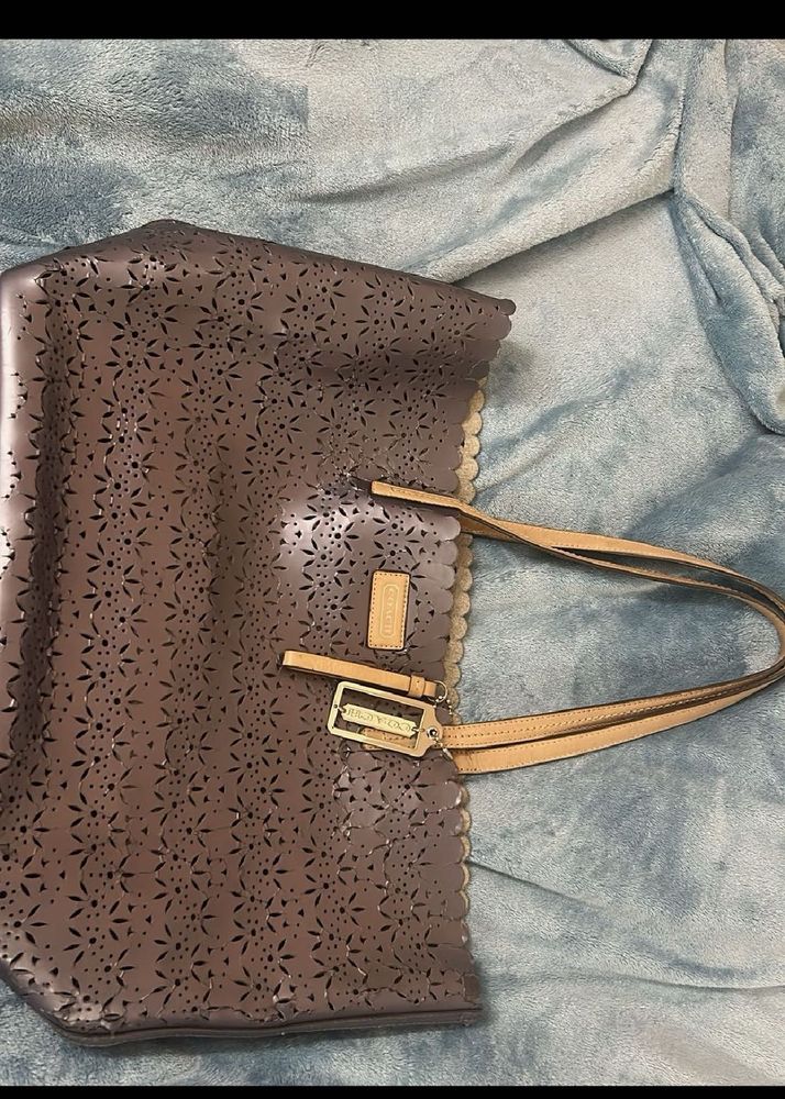 Coach Perforated Tote Bag originally