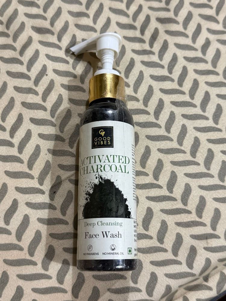 Good Vibes Activated Charcoal Face Wash