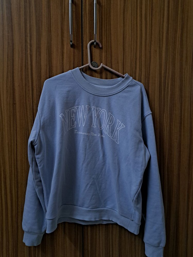blue sweatshirt zudio