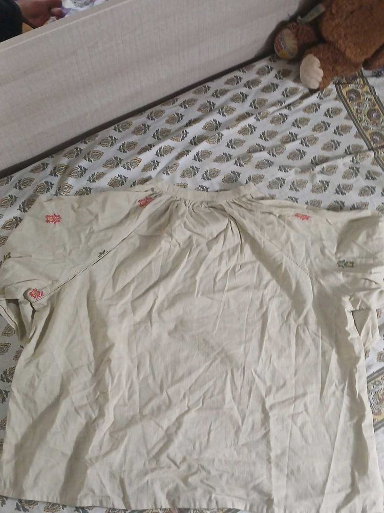Elegant Short Embroidered Kurta