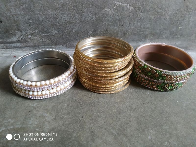 4  Kade Set Heavy Or Golden Chudi Sets 3 Combo Sets