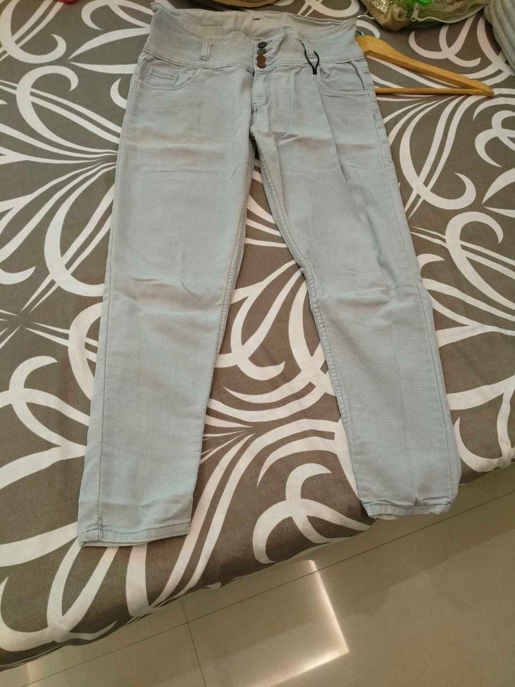 Light Blue High-Waisted Jeans