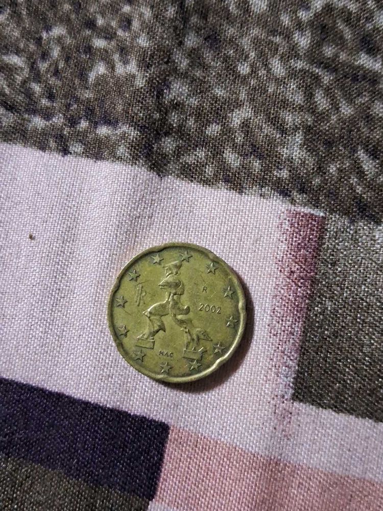Vintage Euro 20 Cent
