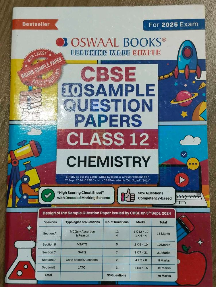 CBSE Class 12 Chemistry Sample Papers