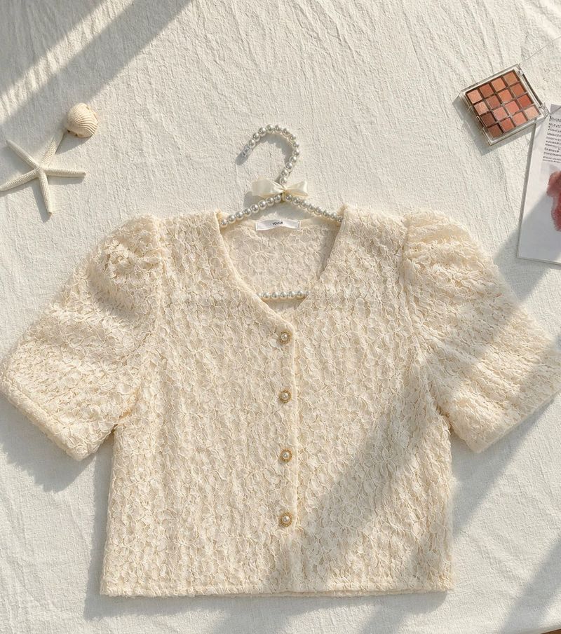 Beautiful floral lace top