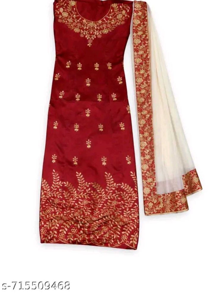 Elegant Maroon Kurta Set with Dupatta