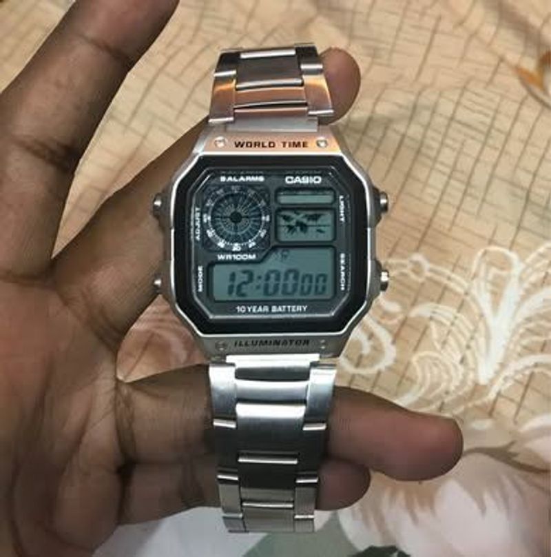 Casio World Time Digital Watch