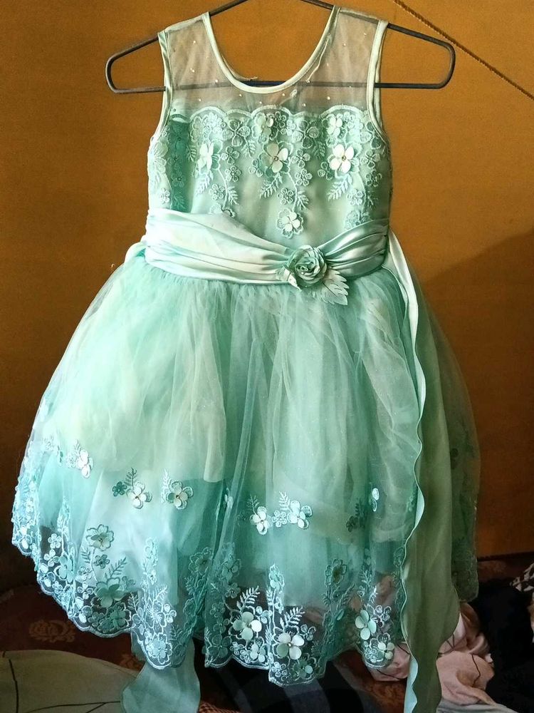 Beautiful Mint Green Party Dress