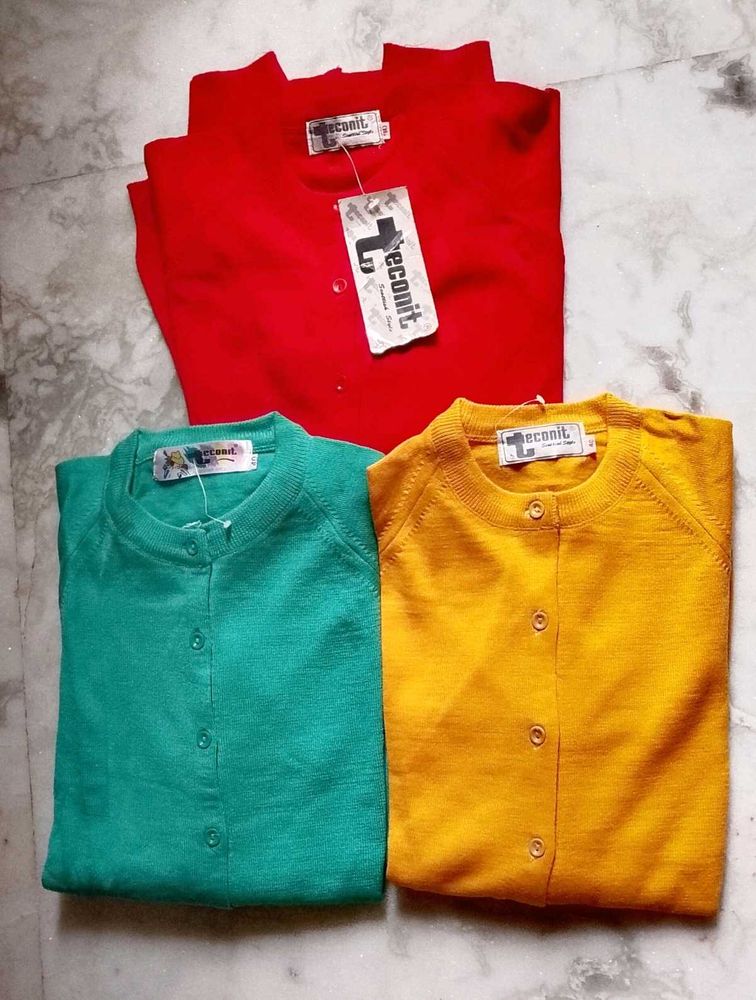 Set Of 3 Brand new women winter cardigan