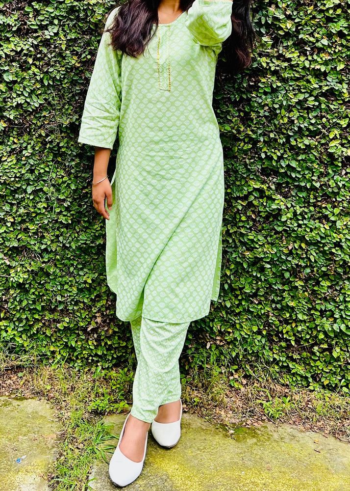 Beautiful Green Kurta Set