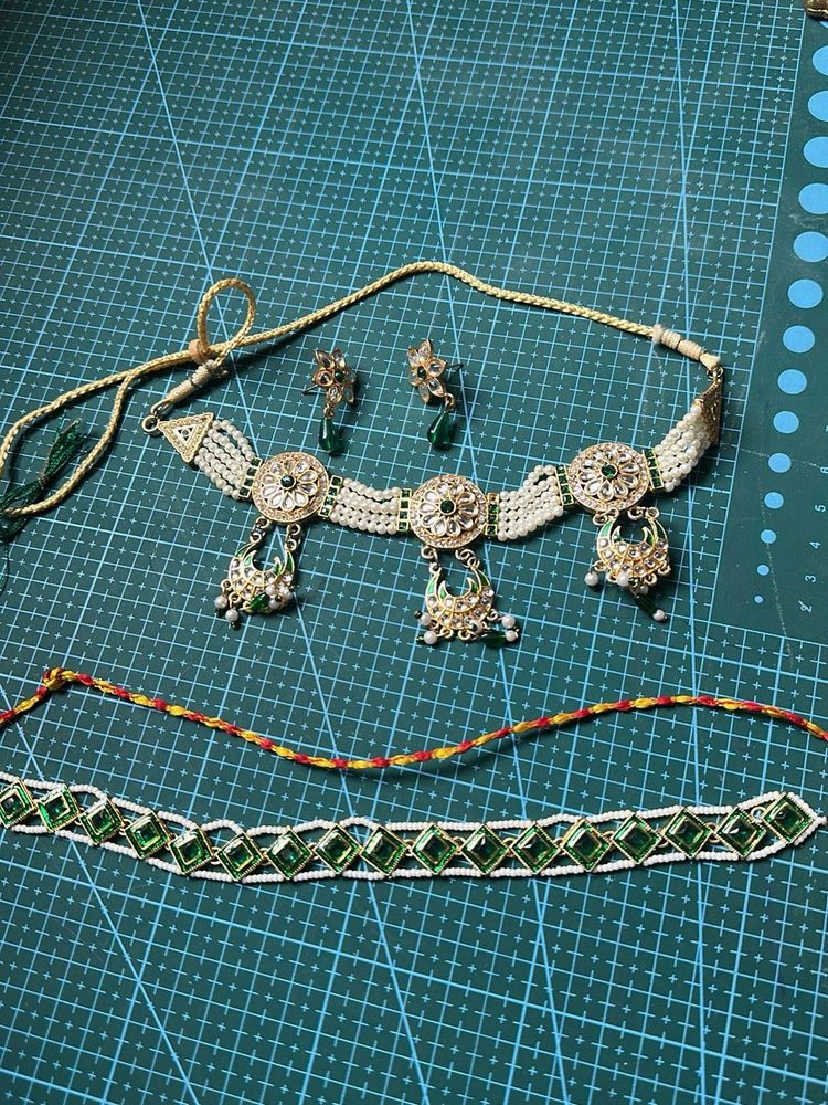set with mathapatii kundan