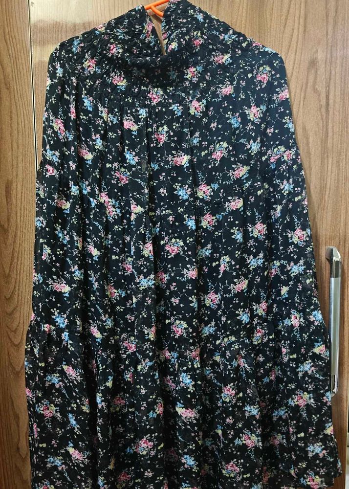 Floral Print Skirt