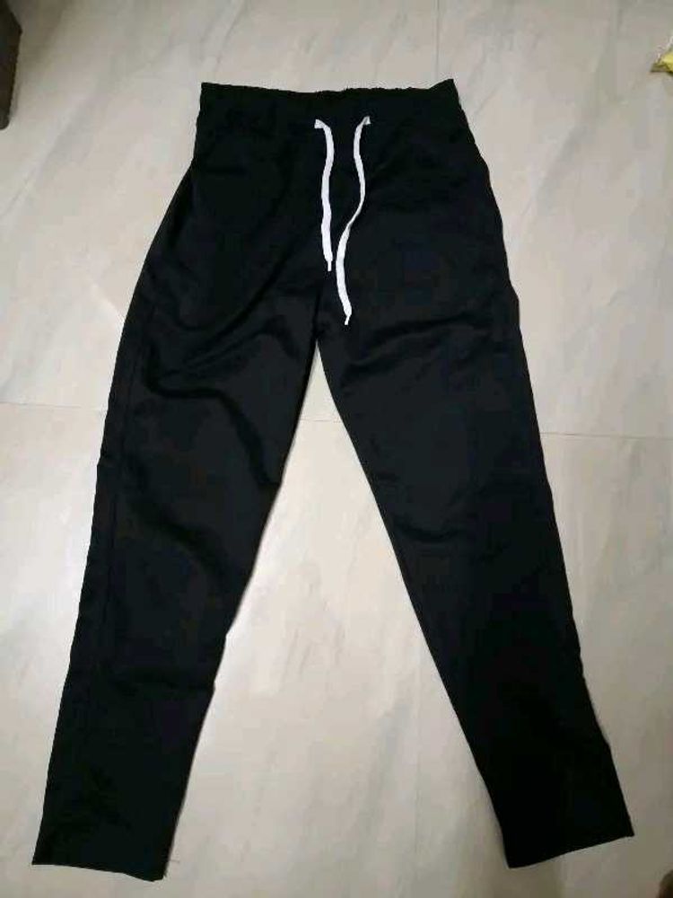 Black Drawstring Waist Pants
