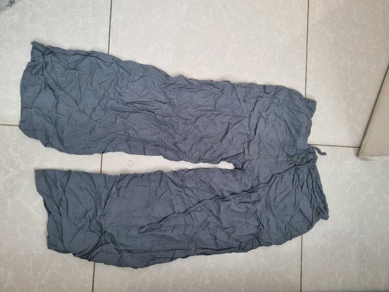 Comfortable Grey Palazzo Pants