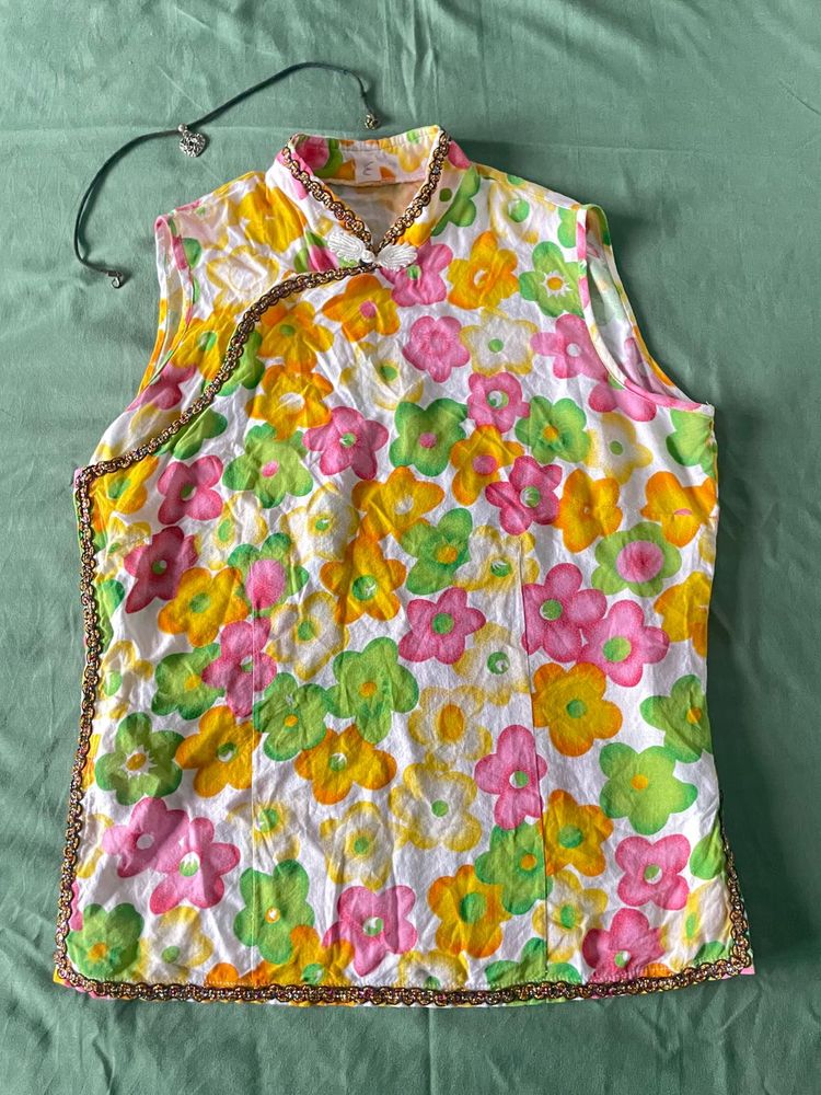 Chinese Wrap Around Top