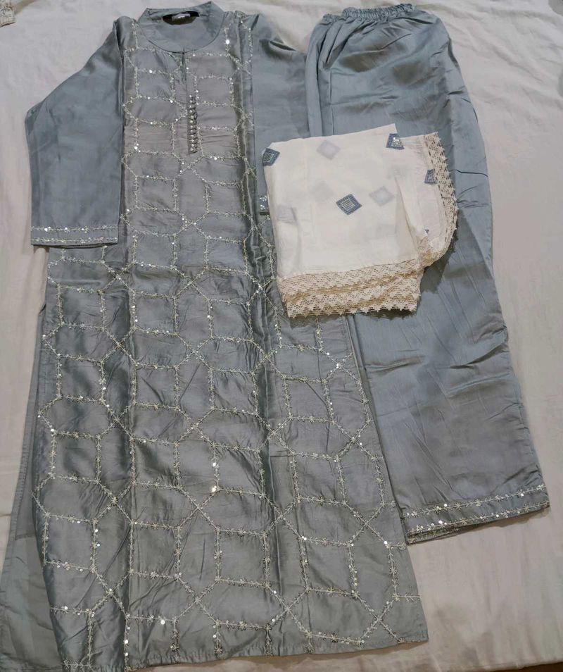 Grey Suit Set