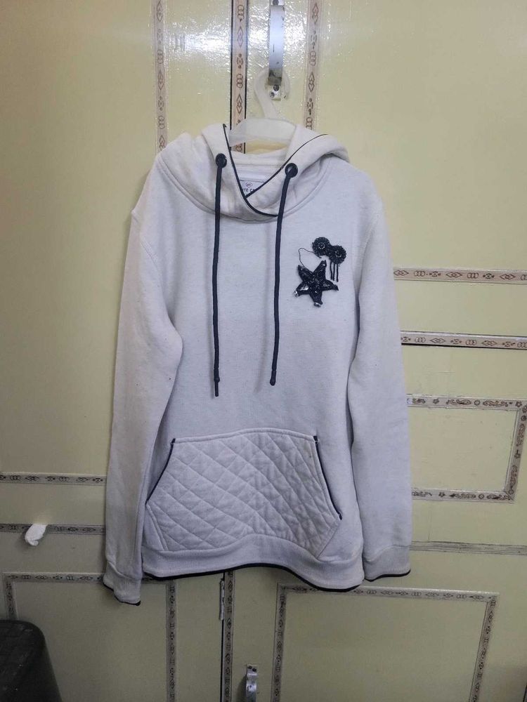 Cute Star Patch Hoodie