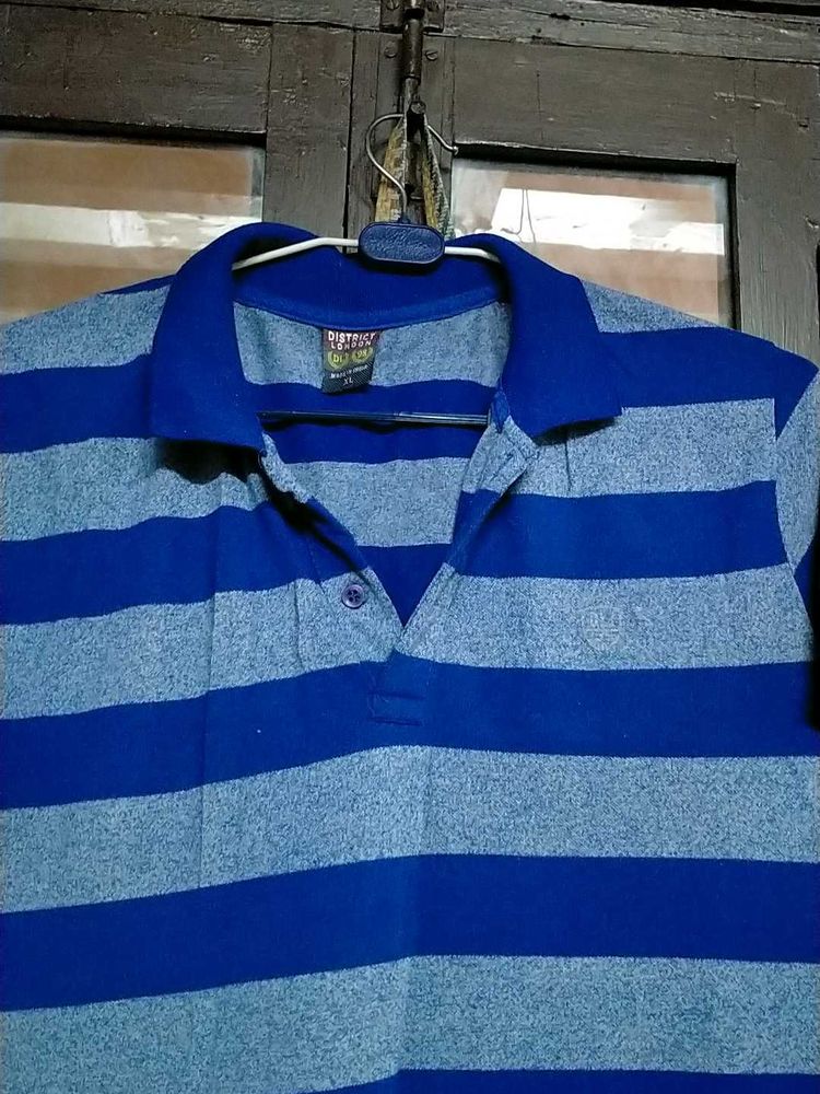 Striped Polo T-Shirt