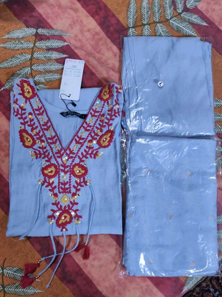 Embroidered Kurta Set