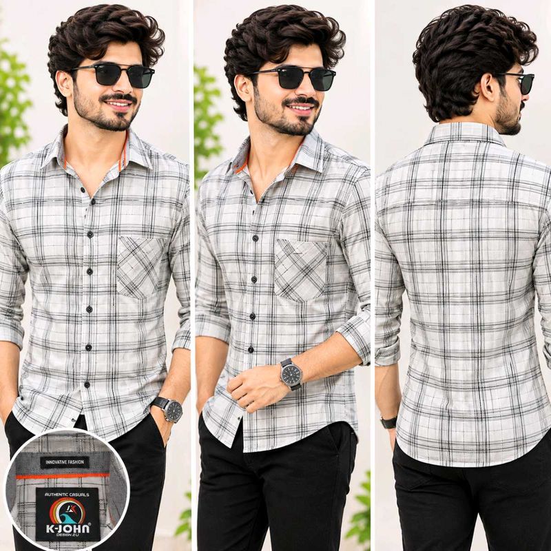 Men's Checked Casual Shirt