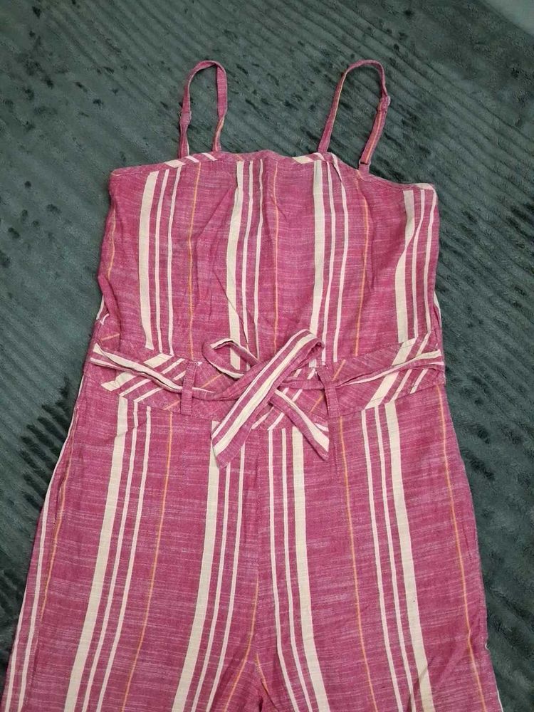 Chic Striped Jumpsuit