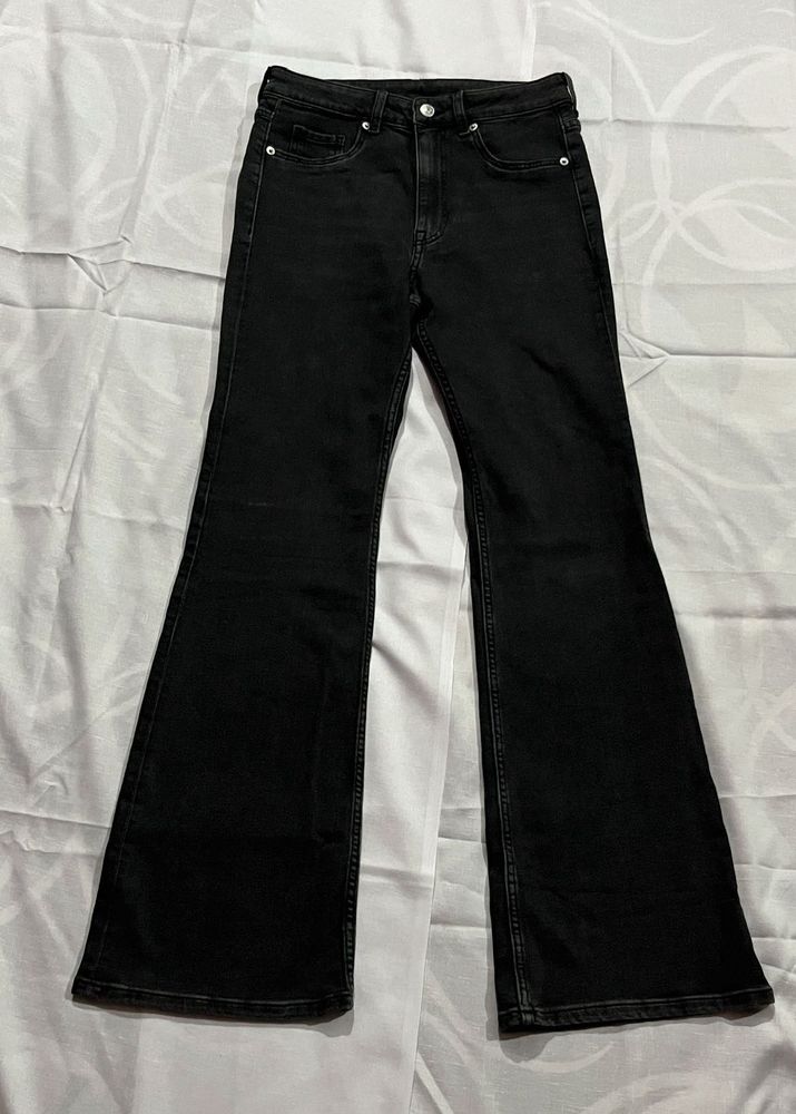 Black Flared bootcut Jeans 28