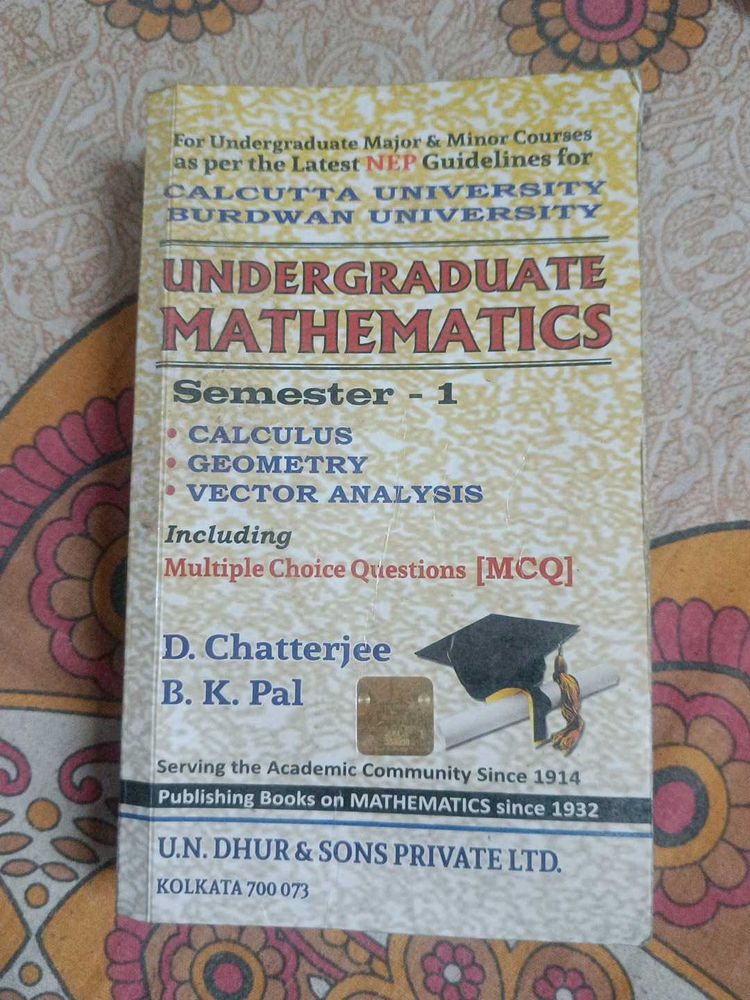 Undergraduate Mathematics Semester 1 Textbook