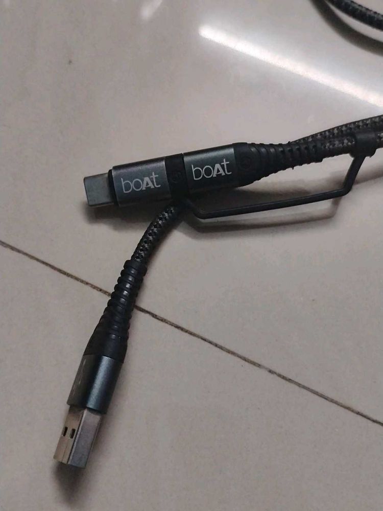 Boat USB-C and type duel Charging Cable 3A