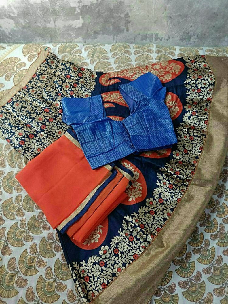 Lahenga, Odhani And Blouse