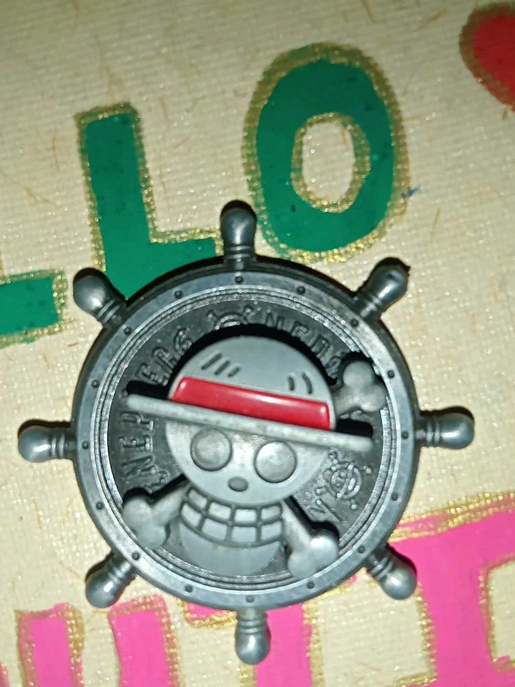 One Piece Luffy Jolly Roger Brooch