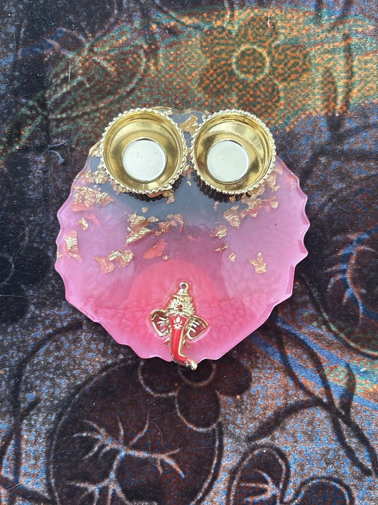 Ganesha Thali Small Pink