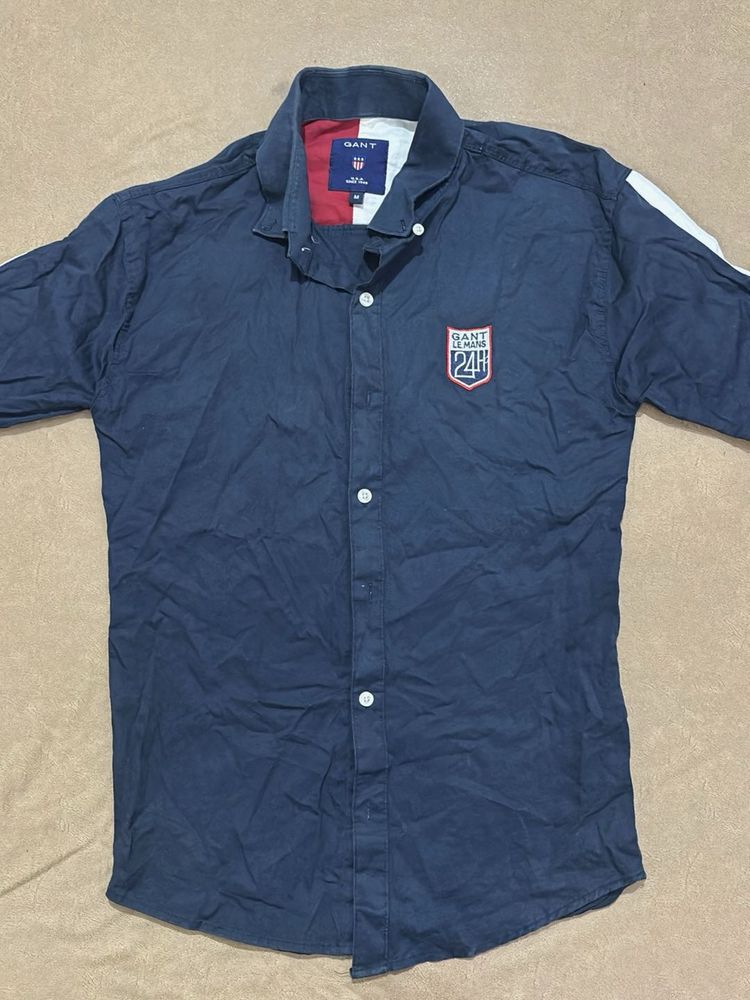 GANT "24 Hours" Blue Button-Up Shirt