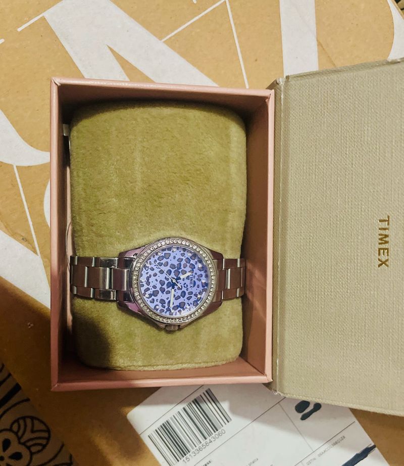 Timex Floral Accented Watch