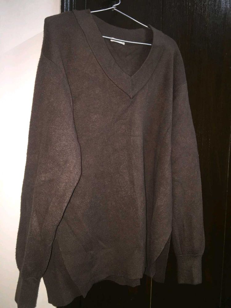 V Neck Oversized Sweater