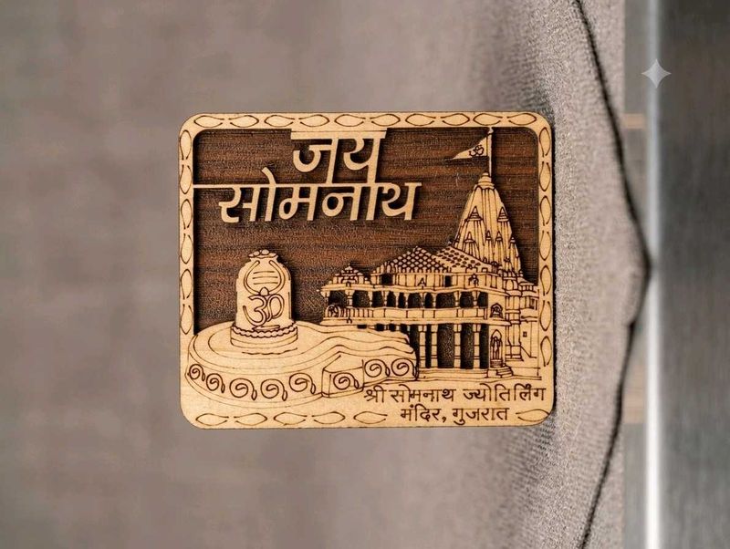 Wooden Somnath Temple Souvenir
