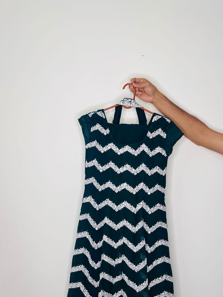 Emerald Green festival dress