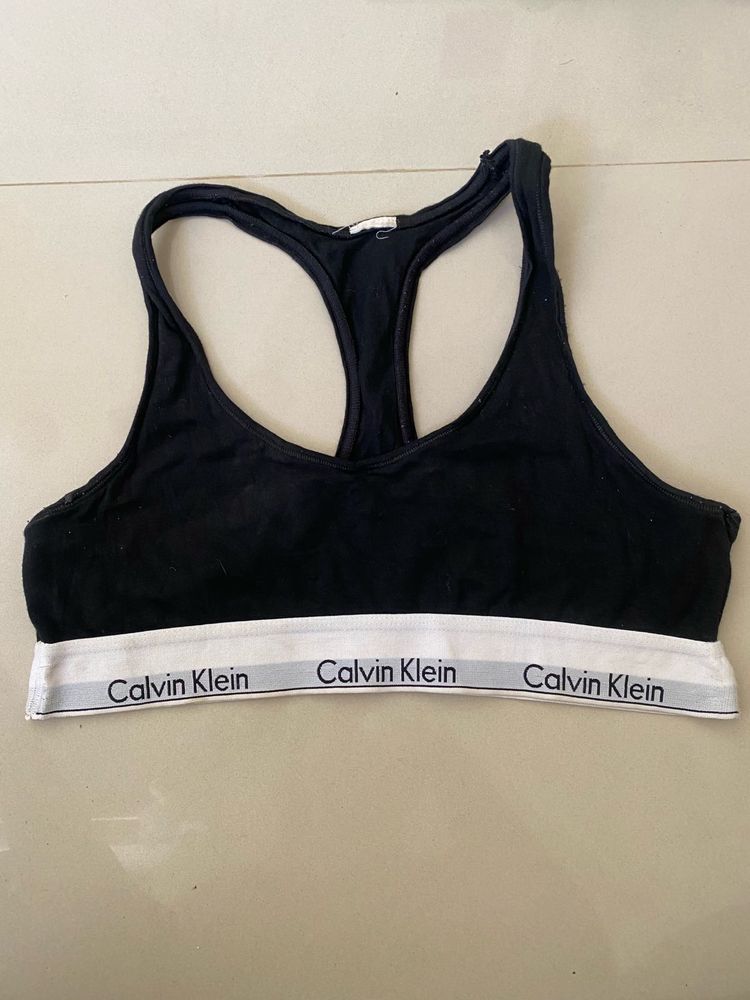 Calvin Klein Black Sports Bra