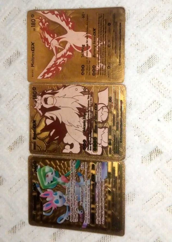 Pokemon Gold Cards
