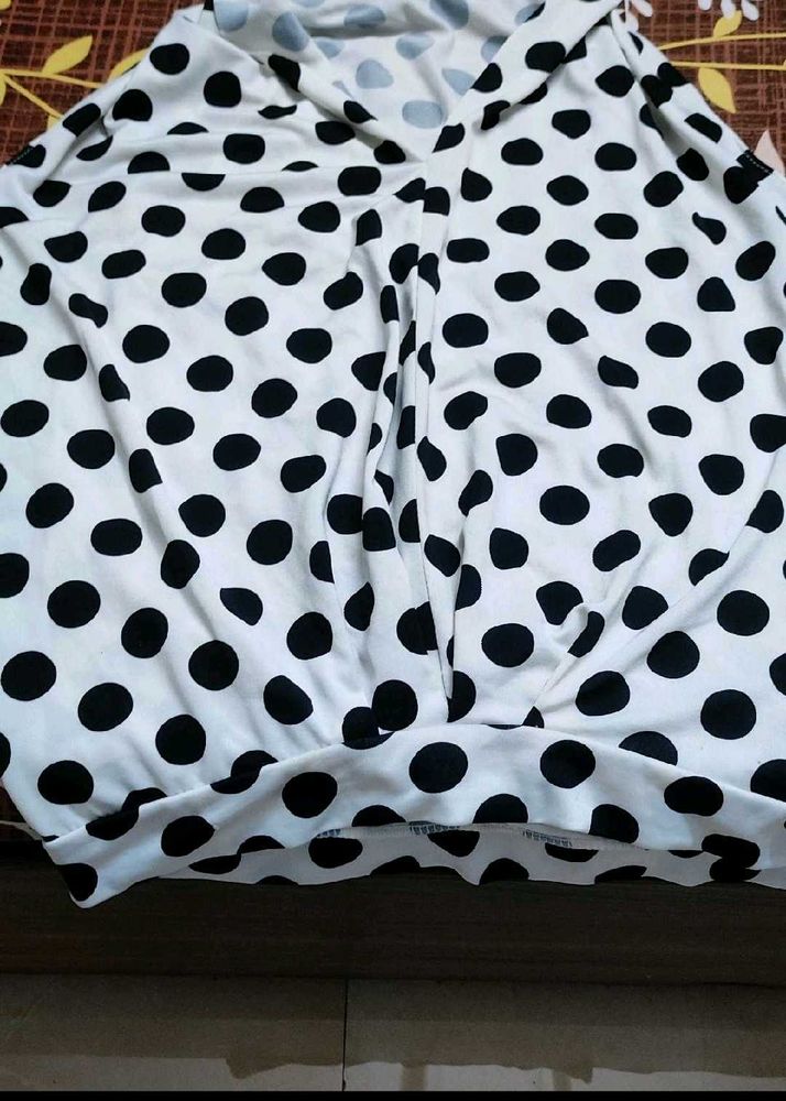 Polka Dot Tunic Top
