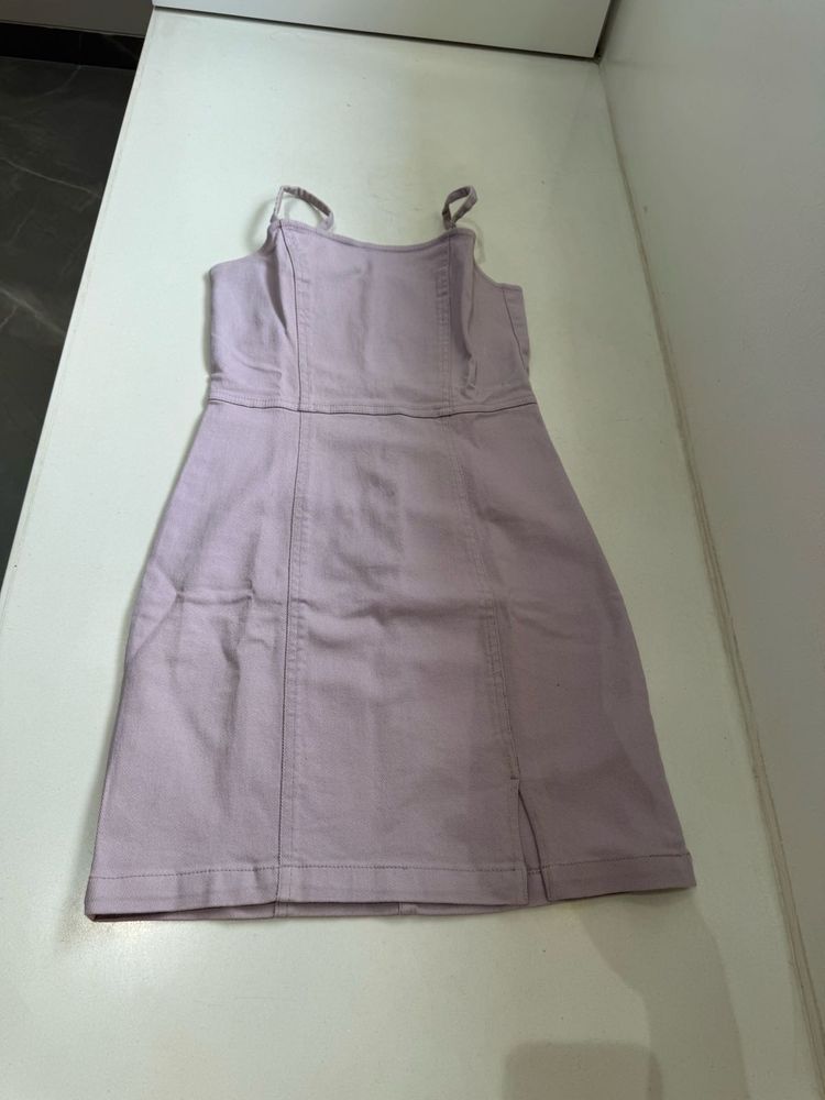 Cute Lavender Mini Dress