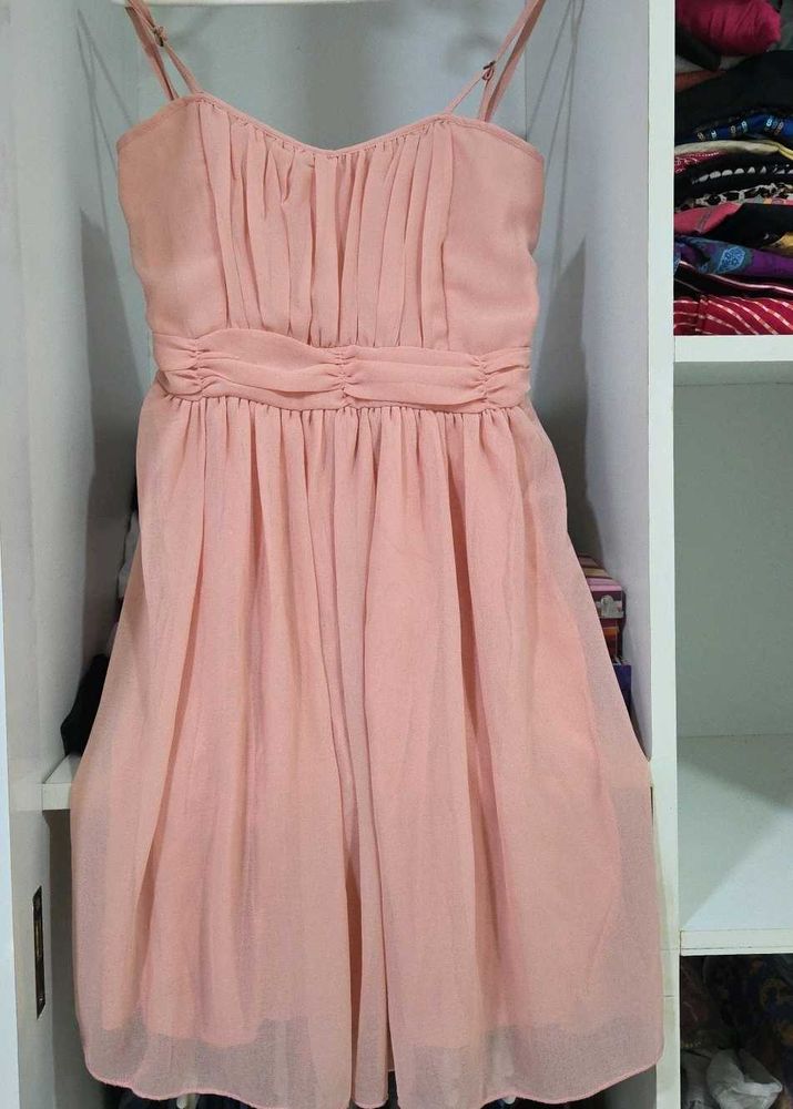 Pink Strappy Dress