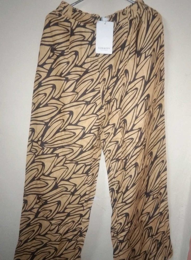Patterned Palazzo Pants